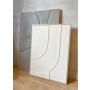 OBRAZ 3D RELIEF NO1 ECRU